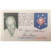 Image 1 : WWII Carlson's Raiders Ben Carson Signed Commemorative Card