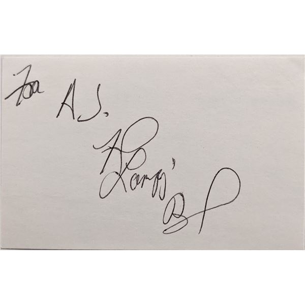 Frank Bank original signature