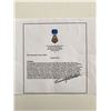 Image 1 : WWII First LT. Vernon J. Baker Signed Medal Of Honor Citation