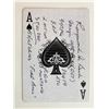 Image 1 : WWII Raymond M. Bank Signed Playing Card