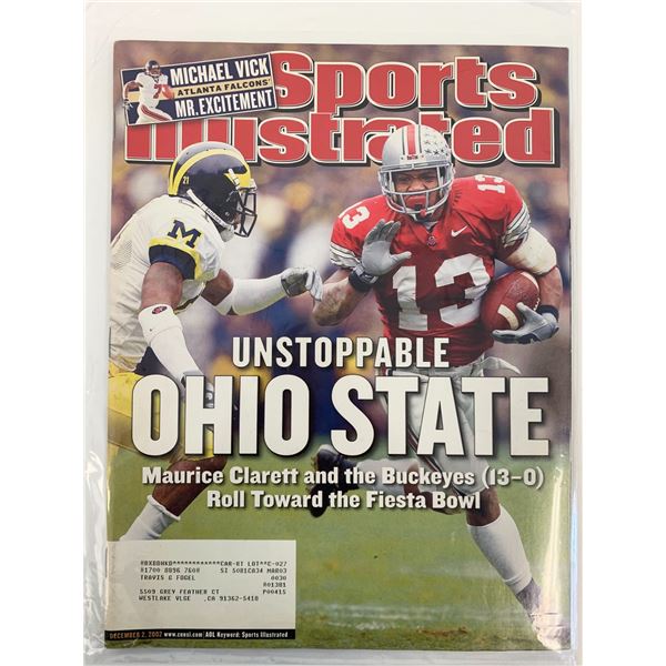 Sports Illustrated Magazine Dec 2 2002 Maurice Clarett Ohio State Buckeyes