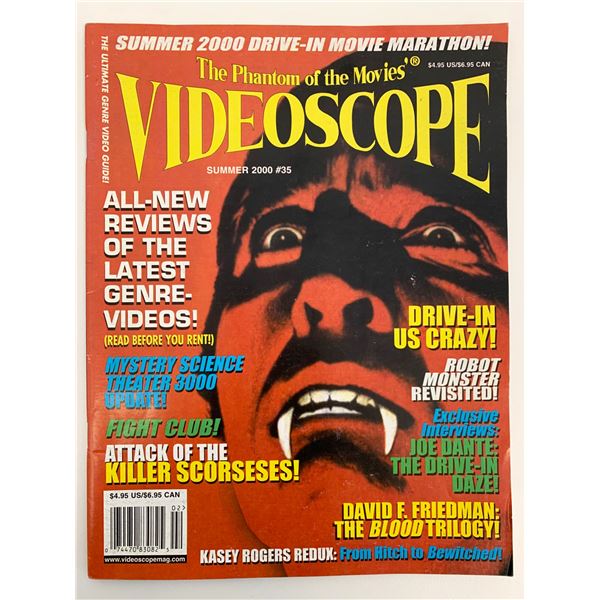 Videoscope Magazine Christopher Lee Dracula Summer 2000 #35