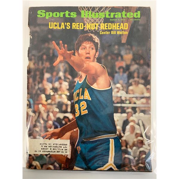 Sports Illustrated Magazine March 6, 1972 Bill Walton Cover