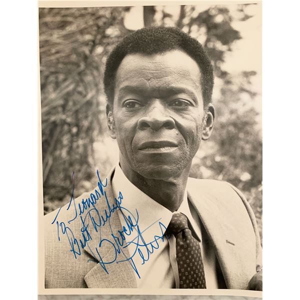 Porgy and Bess Brock Peters signed photo