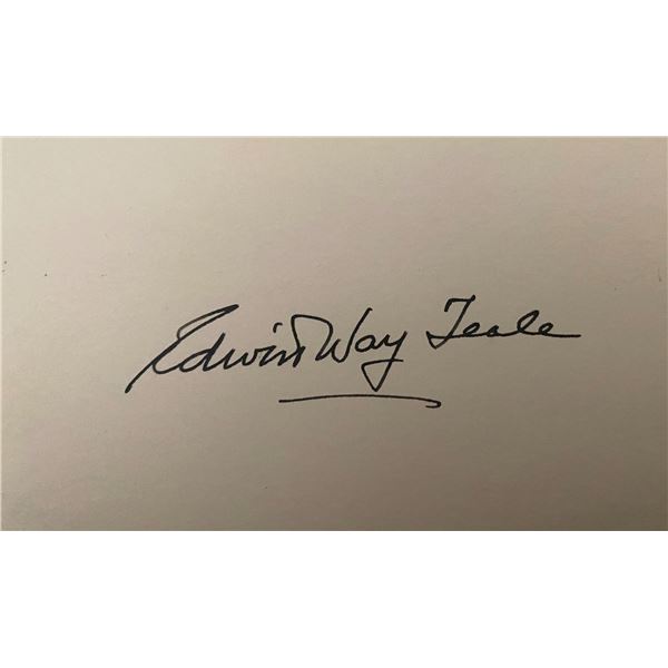 Edwin Way Teale Signature