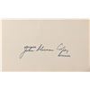Image 1 : Kentucky Senator John Sherman Cooper autograph