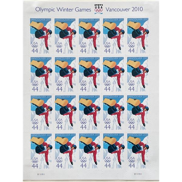 Vancouver 2010 Olympic Winter Games stamp set of 20