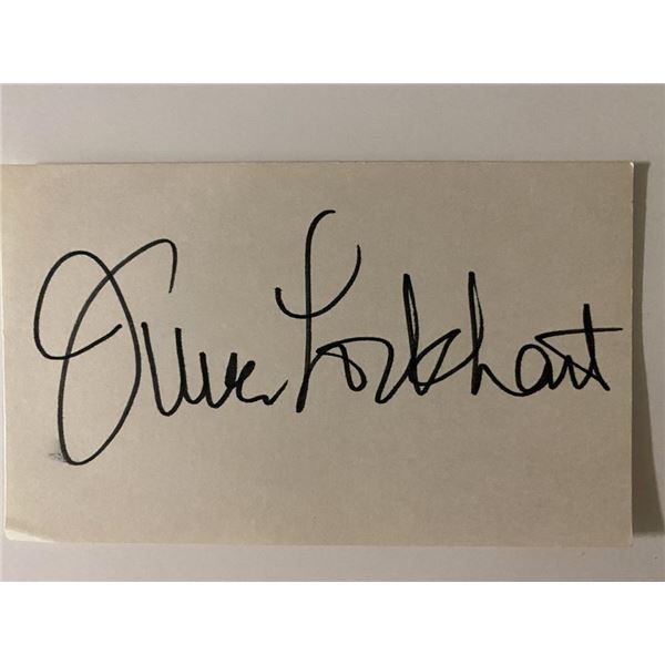 Lassies June Lockhart signature cut