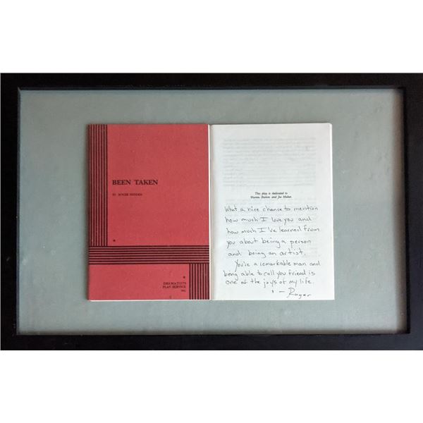 Roger Hedden signed and framed playbook Been Taken