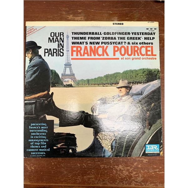 Franck Pourcel And His Orchestra Our Man In Paris Album