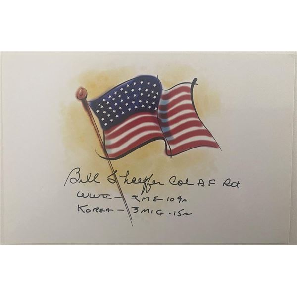 Bill Shaeffer signed card