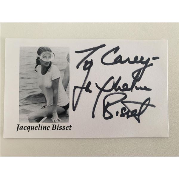 Bullit Jacqueline Bisset original signature