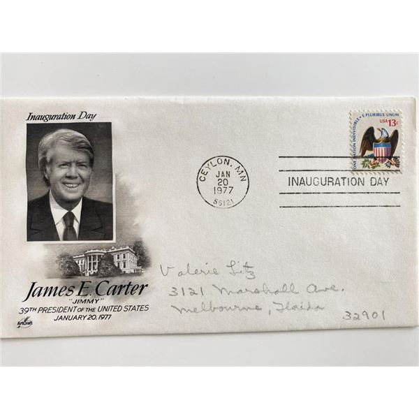 Jimmy Carter Inauguration Day Cover