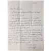 Image 1 : Sydney Leff signed letter