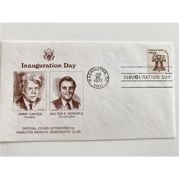 Jimmy Carter Inauguration Day Cover