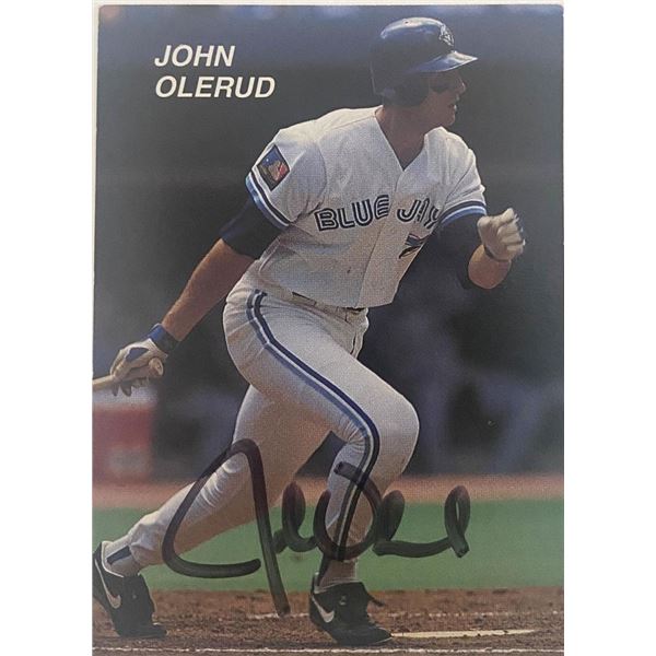 John Olerud Signed Card.