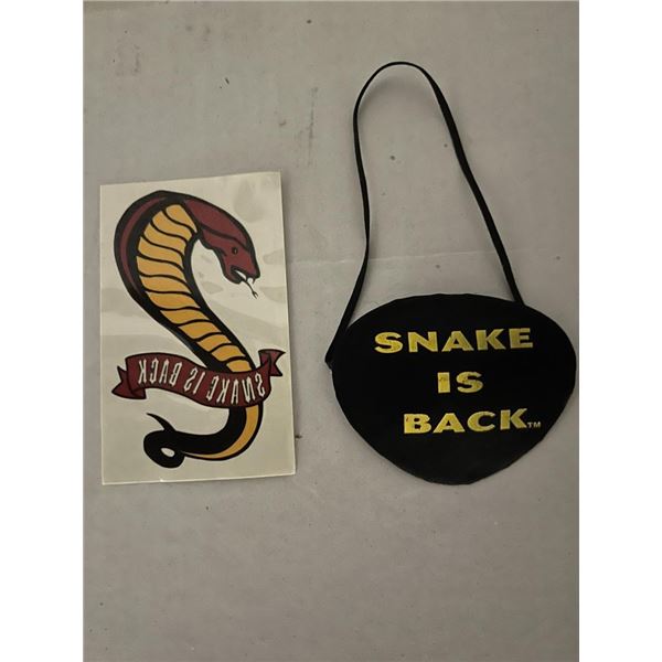 Escape From LA Temporary Tattoos and Eye Patch set