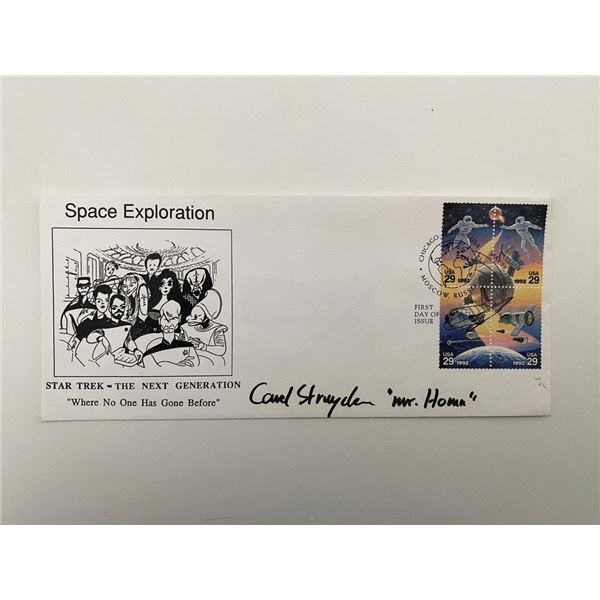 Star Trek: The Next Generation Carel Struycken signed cover