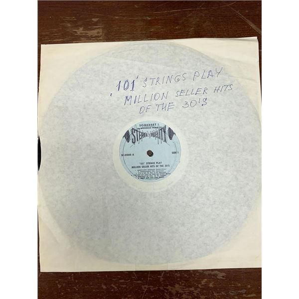 101 Strings Play Million Seller Hit Songs of the '30s Album