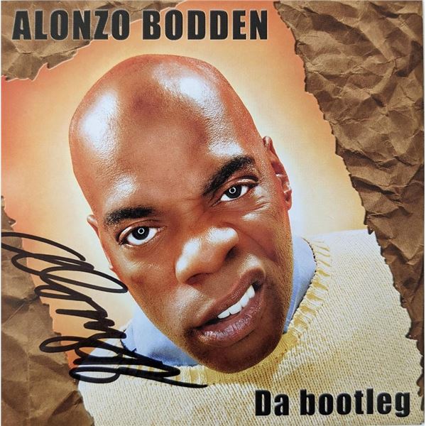 Alonzo Bodden signed cd cover