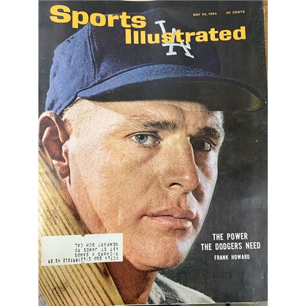 Sports Illustrated Magazine 1964 Frank Howard Issue