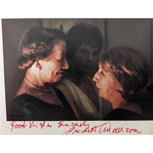 Cat On A Hot Tin Roof Judith Anderson signed magazine clipping