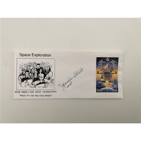 Star Trek: The Next Generation Jennifer Hetrick signed cover