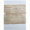Image 1 : United States Civil War Payment Invoice