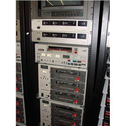 Audio Video Rack With Contents