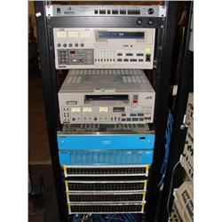 Audio Video Rack With Contents