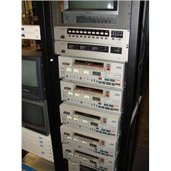 Audio Video Rack With Contents