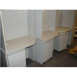 Large Lot Of Office Furniture With Desks And