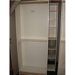 4 White Bookshelves