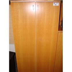 Maple Highboy Storage Cabinet