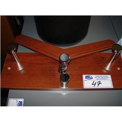 Cherry Wall Mount Coat Rack