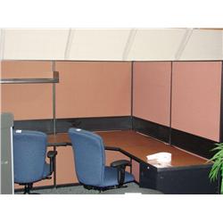 Global Boulevard Corner Single Workstation