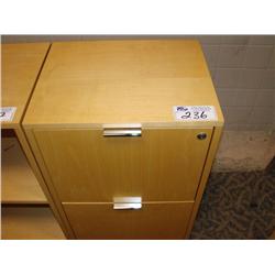 Small Maple File Cabinet