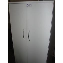 White 2 Door Storage Cabinet