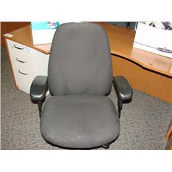 Black Highback Executive Chair With Lumbar