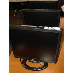 3 19" Flat Panel Monitors