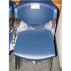 Blue Stacking Chair