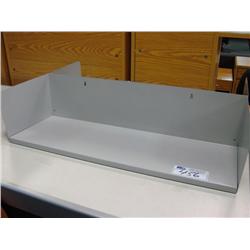 2 Grey Wall Mount Bookshelves