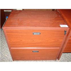 Mahogany 2 Dr Lateral File Cabinet