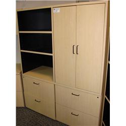Maple Multi Drawer Wall Unit