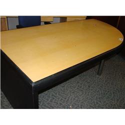 Maple Inlaid Executive Desk