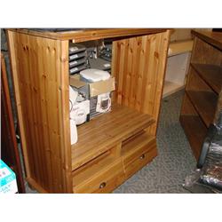 TV Stand With Matching Table And Misc Appliances