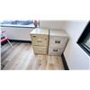 Image 1 : 2 FIRE RESISTANT 2 DRAWER FILE CABINETS - FIRE KING TURTLE & SENTRY *NO KEYS*