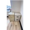 Image 2 : 2 FIRE RESISTANT 2 DRAWER FILE CABINETS - FIRE KING TURTLE & SENTRY *NO KEYS*