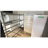 Image 1 : METAL SHELF RACK (APPROX. 6FT X 6FT X 2FT) AND (2) HON 5 DRAWER LATERAL FILING CABINETS