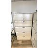 Image 3 : METAL SHELF RACK (APPROX. 6FT X 6FT X 2FT) AND (2) HON 5 DRAWER LATERAL FILING CABINETS